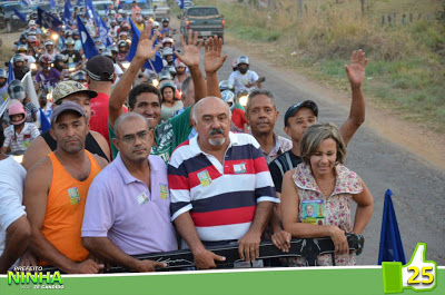 Carreata  fecha campanha de Ninha