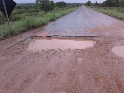 Arraias-Campos Belos: internautas reclamam de rodovia