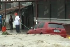 Jornal “O Popular” destaca temporal em Campos Belos. Sardinha vai pedir socorro ao governo estadual