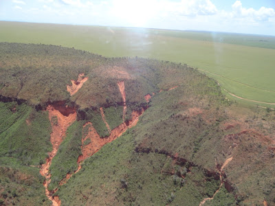 Imagens aéreas mostram desastre na Serra Geral