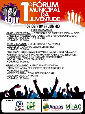 I Fórum Municipal da Juventude movimentará Arraias (TO)