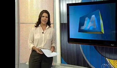 Protesto em Posse (GO) é destaque na TV Anhanguera, em Goiânia