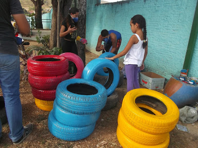 Alunos do Colégio Felismina recuperam espaços públicos em projeto ambiental