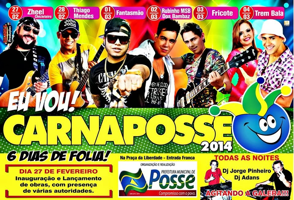 Cidade de Posse (GO) já está com palco armado para o carnaval 2014