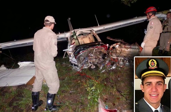 Soldado do Corpo de Bombeiros do DF está entre os mortos do acidente de avião que matou ex-prefeito de Ponte Alta (TO)