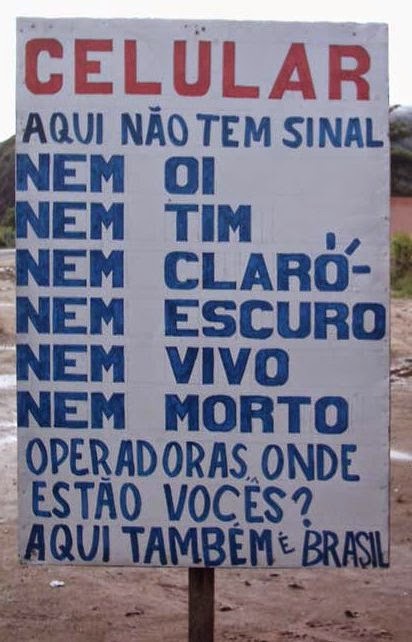 São Domingos sem sinal de celular há 20 horas. Vivo dá prazo de uma semana para solucionar problema