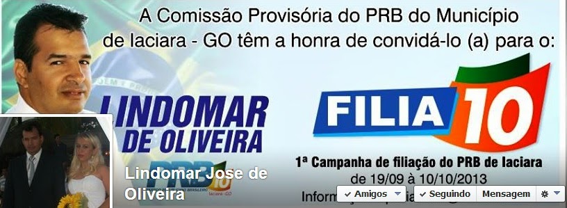 Iaciara (GO): Em nota, Lindomar de Oliveira desisti de ser candidato a vaga de deputado estadual