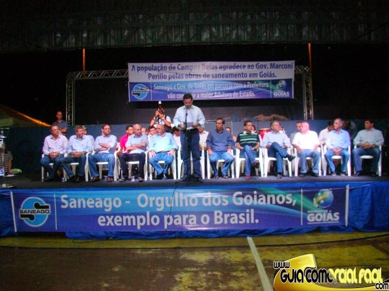 Obra vai resolver o problema de água em Campos Belos, diz Perillo