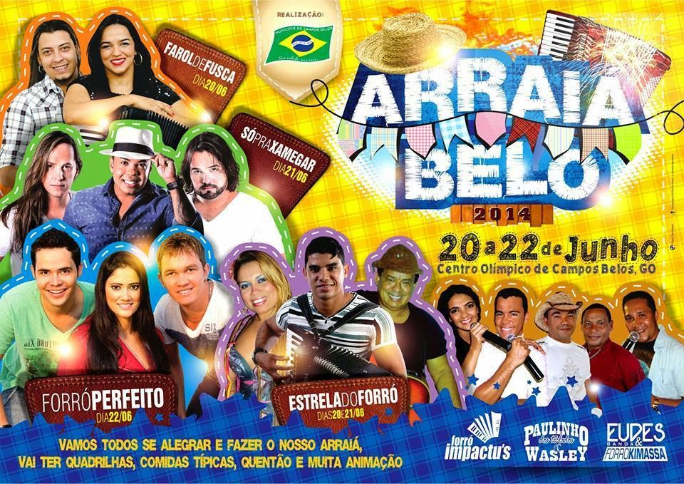 Começa nesta sexta-feira o “Arraiá Belo 2014”. Banda Forró Perfeito, do hit “Samara”, é uma das atrações