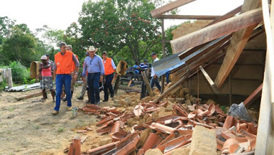 Vice-governador visita vítimas de enchente em comunidade Kalunga em Cavalcante (GO)