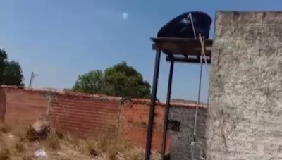 Caixa d’água derrete com calor e impressiona moradores no Tocantins; veja vídeo