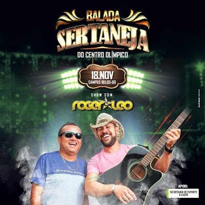Campos Belos volta a receber a dupla sertaneja “Roger e Leo”, no dia 18