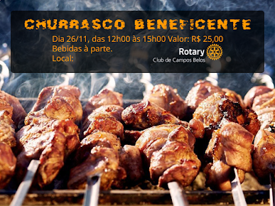 Rotary Club de Campos Belos faz churrasco beneficente