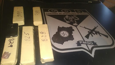Homem é preso no ônibus da Real Expresso com 4 kg de maconha e dezenas de comprimidos de LSD. Droga seria repassada em Arraias (TO)
