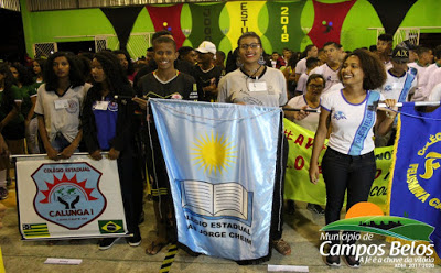 Clima de festa marca cerimônia de abertura dos Jogos Intermunicipais de Campos Belos