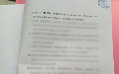 De peso: bispo acusado de desvio de dízimos lista Papa Francisco como testemunha de defesa. Juiz de Formosa nega