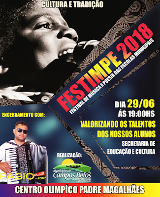 Campos Belos (GO): Festival de Música e Poesia das escolas municipais acontece no dia 29 de junho