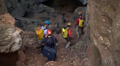 Programa Fantástico vai a São Domingos (GO), no Parque Terra Ronca, e explora caverna parecida com a do norte da Tailândia