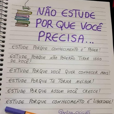 O poder do estudo e do conhecimento