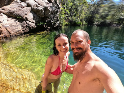 Casal uberlandense se encanta com belezas naturais da Chapada dos Veadeiros (GO)