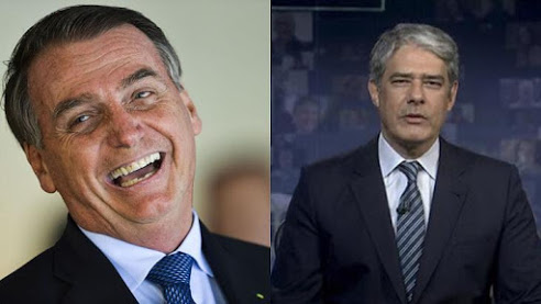 Inadimissível: Bolsonaro xinga William Bonner de sem-vergonha e canalha