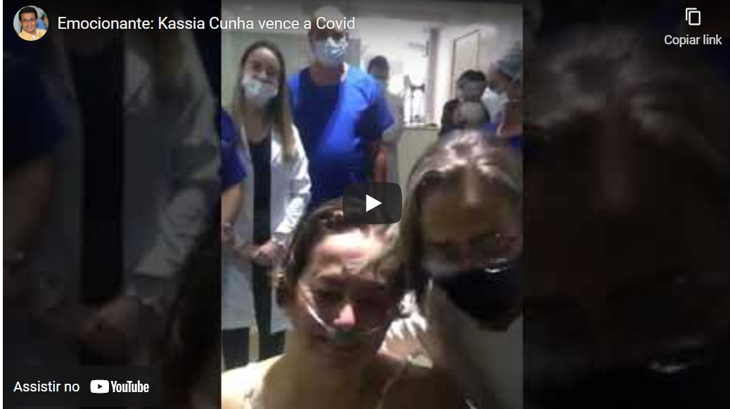 Emocionante: após intensa batalha pela vida, Kássia Cunha vence a Covid-19