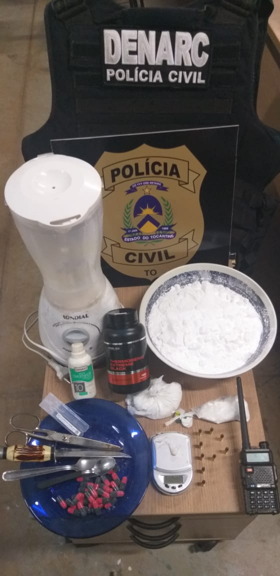 Polícia Civil desarticula laboratório para refino de drogas em Araguaína (GO)