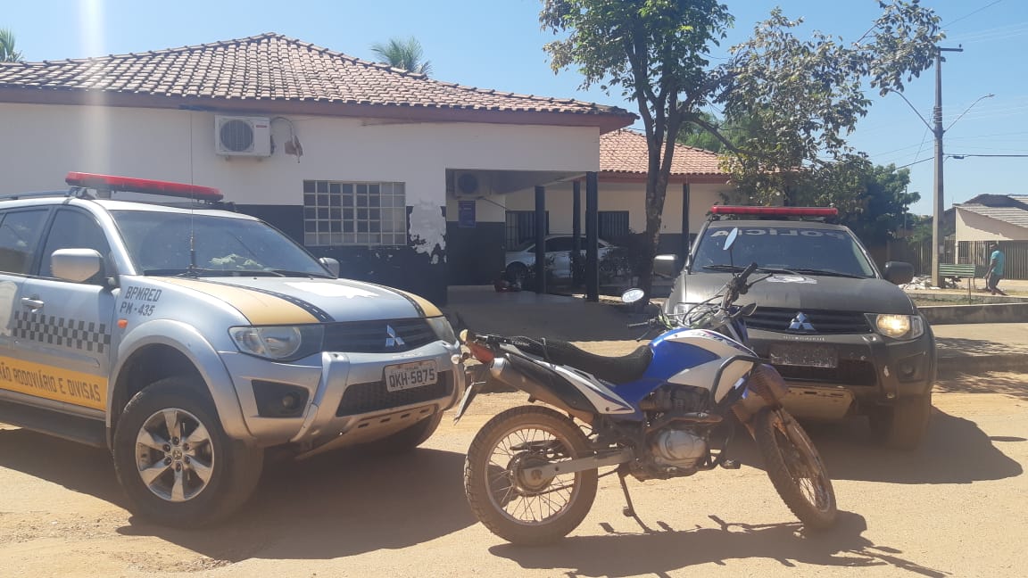 Motocicleta furtada em Monte Alegre (GO) é recuperada em Taguatinga (TO)