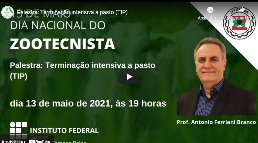 Convite: palestra no dia nacional do Zootecnista no IF-Goiano Campos Belos (GO)