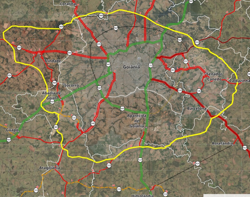 Goinfra sugere novo traçado para Anel Viário da Região Metropolitana