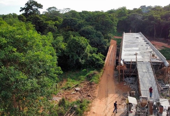 Goinfra retoma obra de ponte na rodovia GO-236, que liga Alvorada do Norte a Flores de Goiás