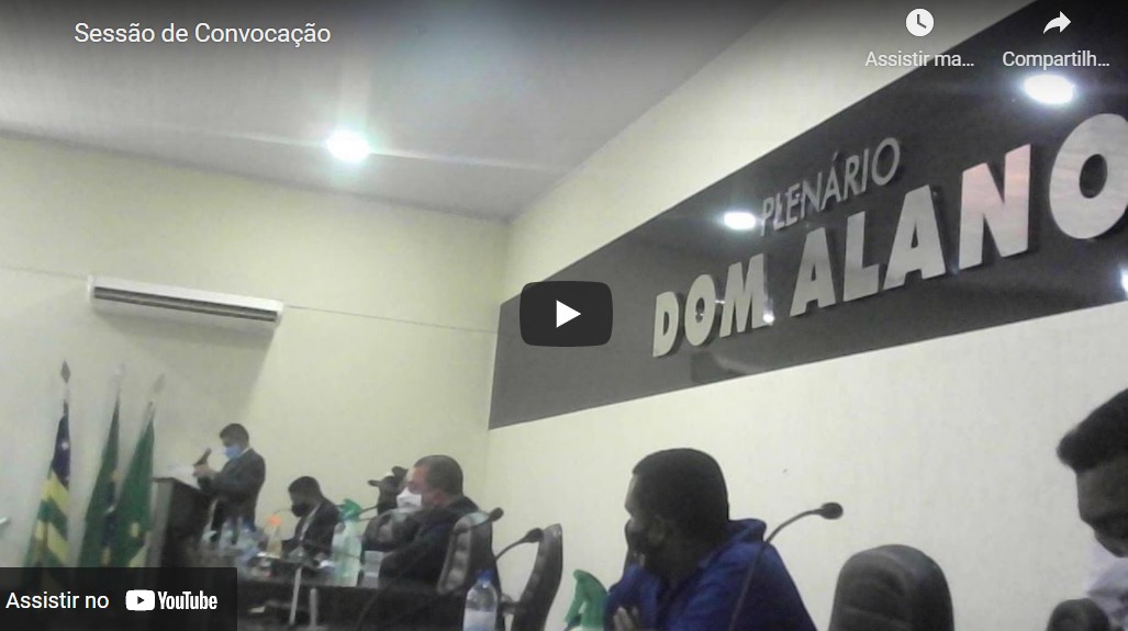 Sessões da Câmara de Vereadores de Campos Belos (GO) agora ocorrem às 18h; cidadão pode acompanhar pelo Youtube