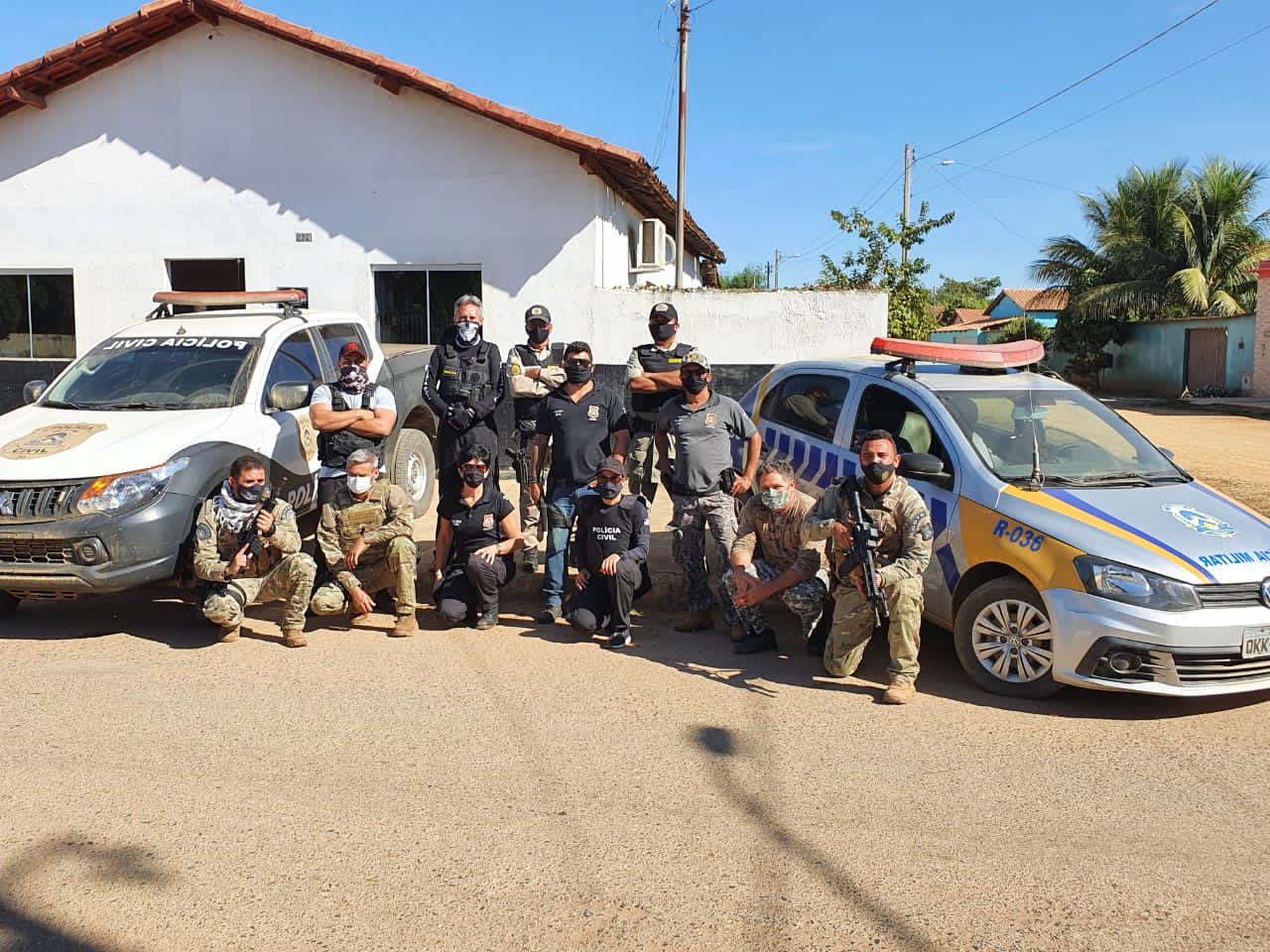 No sudeste do Tocantins, Operação Horus prende três pessoas e apreende e dinheiro armas e drogas