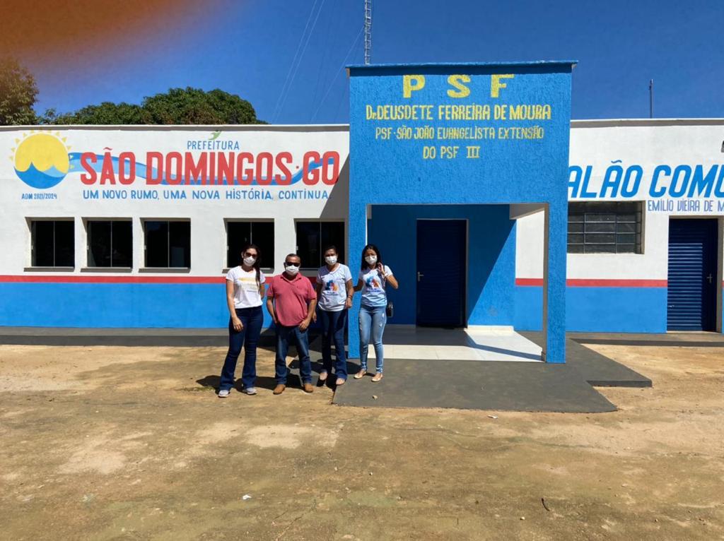Prefeitura de São Domingos (GO) entrega posto de saúde ao povoado  São João Evangelista