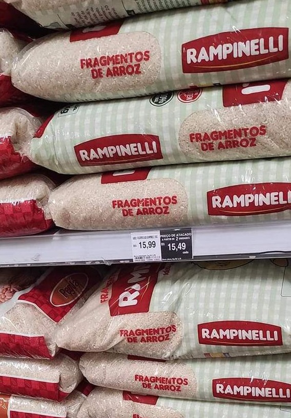 Sinal de fome e pobreza: supermercados passam a vender fragmentos  de arroz