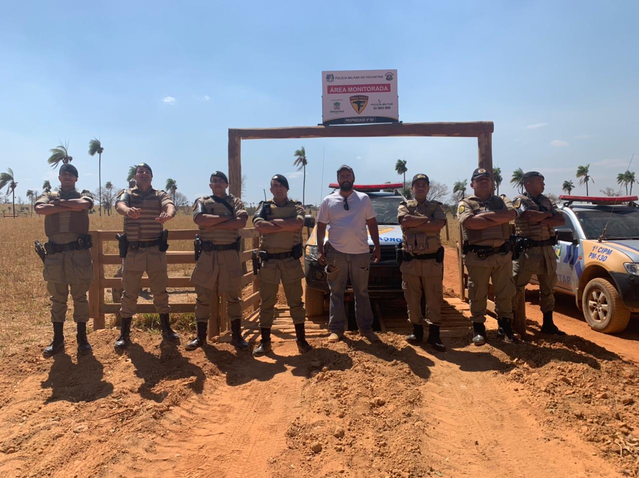 PMTO inicia cadastramento de fazendas, dentro do projeto de patrulhamento rural, em Arraias (TO)