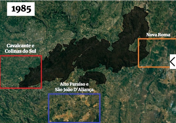 Em 20 anos, área ocupada por lavouras aumentou 300% na Chapada dos Veadeiros