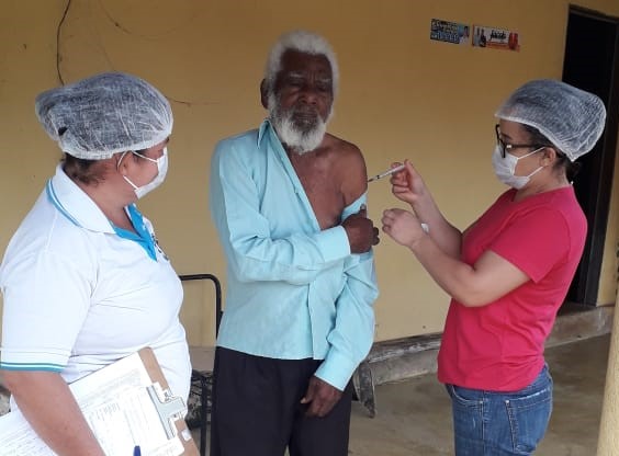 Vacinação contra Covid-19 tem resultados expressivos entre população quilombola
