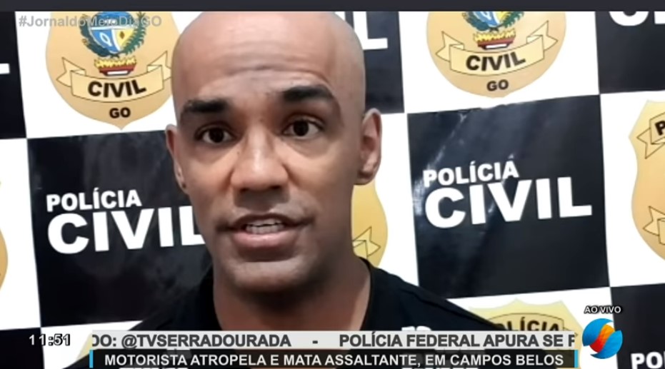 Delegado Carlos Eduardo é transferido para Aparecida de Goiânia (GO). Ele ficou 7 anos em Campos Belos (GO)