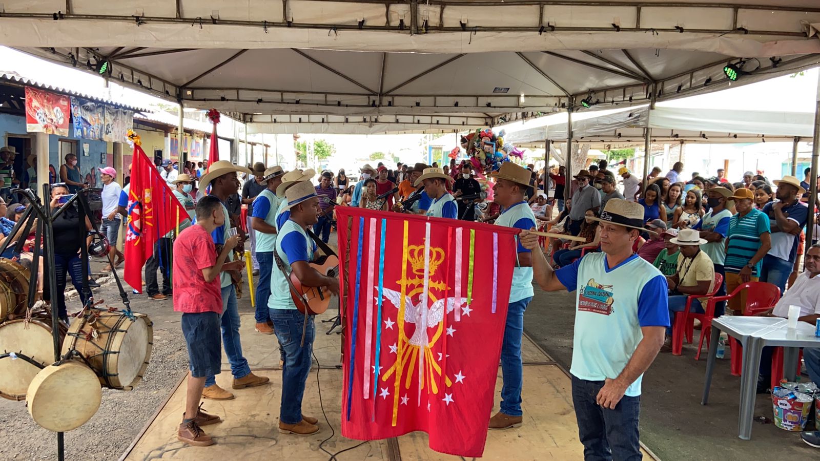 Encontro de Folias e Foliões de Monte do Carmo (TO) mobiliza centenas de pessoas e mostra importância da Lei Aldir Blanc