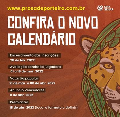 Concurso de vídeos “Prosa de Porteira” tem novo calendário