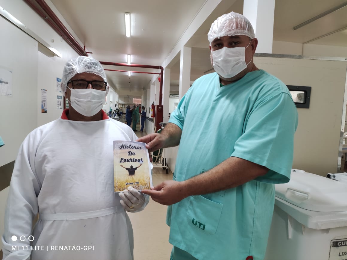 Paciente recuperado da Covid-19 escreve livro sobre os dias que ficou internado na UTI no Hospital Regional de Gurupi (TO)
