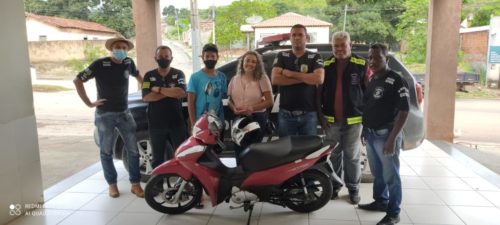 Polícia Civil recupera motocicleta furtada em Campos Belos (GO)