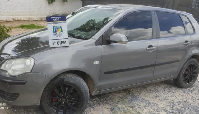 Polícia Militar recupera veículo furtado em Arraias (TO)