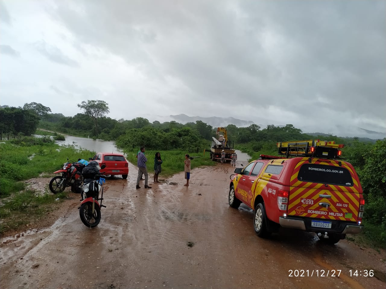 Cheia do Rio Paranã isola comunidades Kalungas