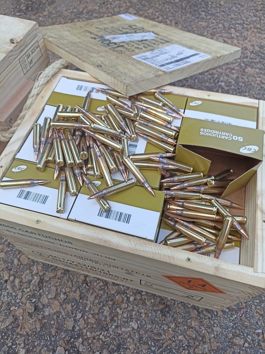 Operação integrada resulta na prisão de casal que transportava 11 mil munições de fuzis, em Goiânia
