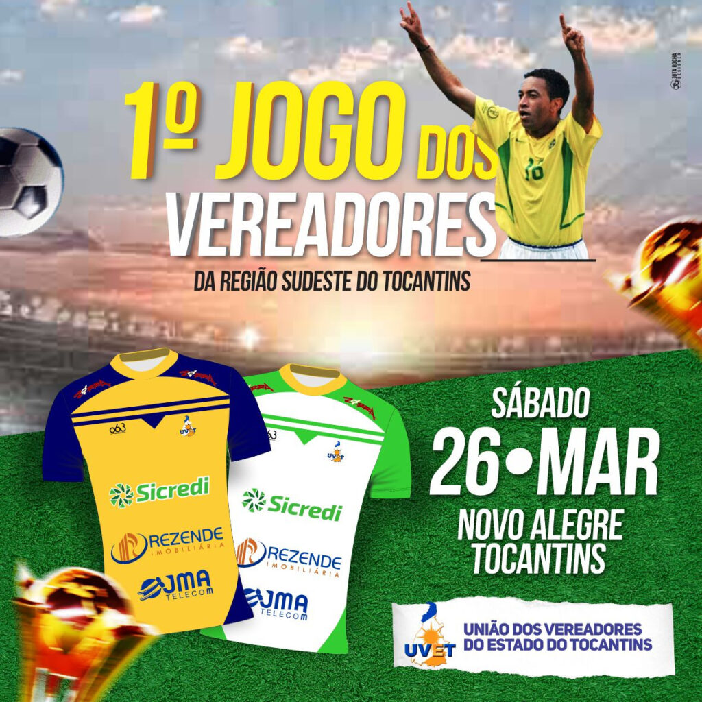 I “Jogo dos Vereadores da Região Sudeste” acontece no final de semana em Novo Alegre (TO)