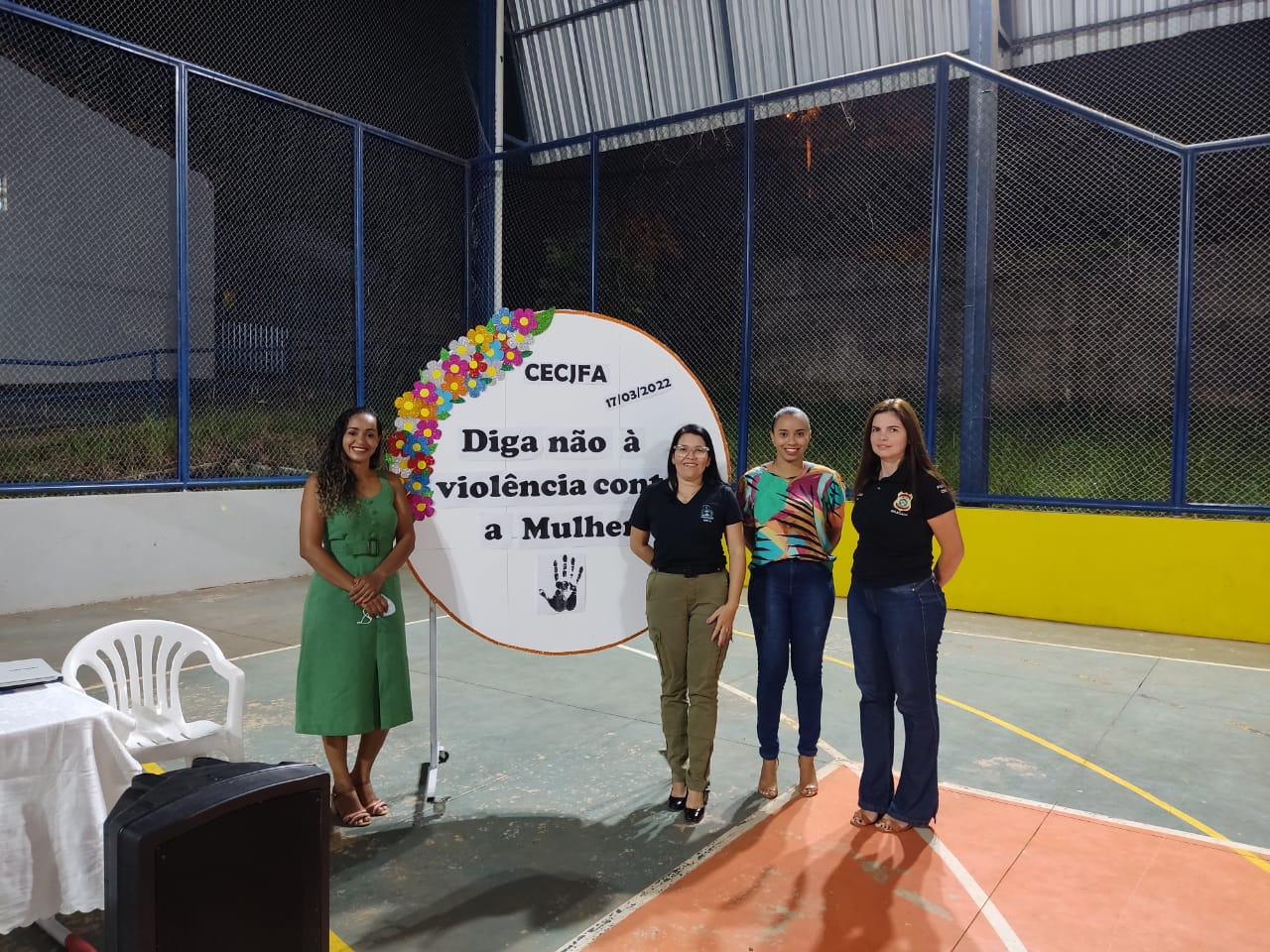 Delegada de Conceição do Tocantins (TO) participa de ação de conscientização contra à violência doméstica em Escola Estadual