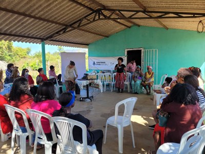 MPF e parceiros promovem oficina sobre a plataforma de territórios tradicionais em comunidade quilombola de Goiás