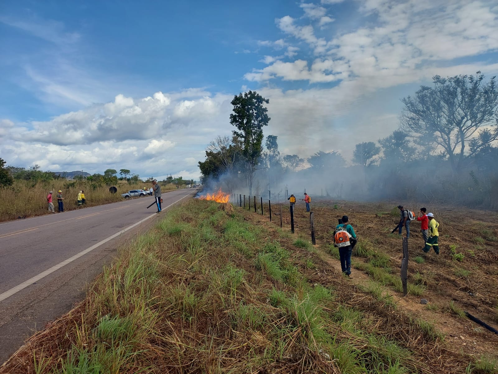 Naturatins capacita brigada comunitária da Fazenda da Esperança, em Lajeado (TO)